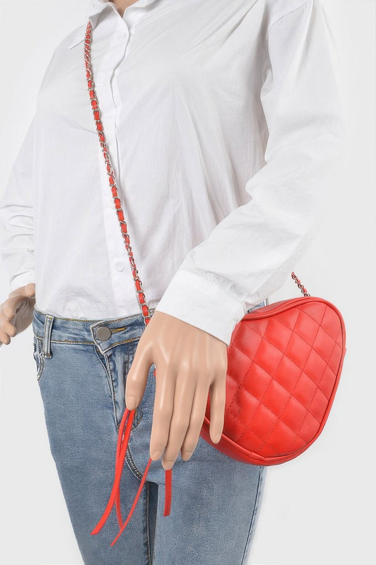 Quilted Heart Clutch