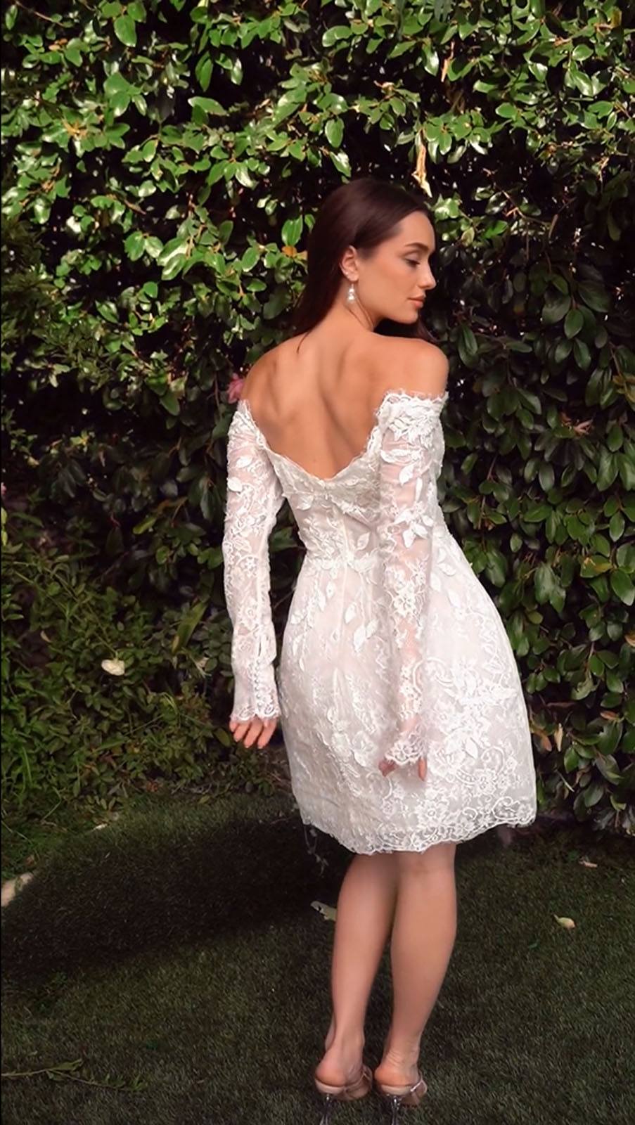 Andrea & Leo WL021 Bridal Party Dress Short Off the Shoulder