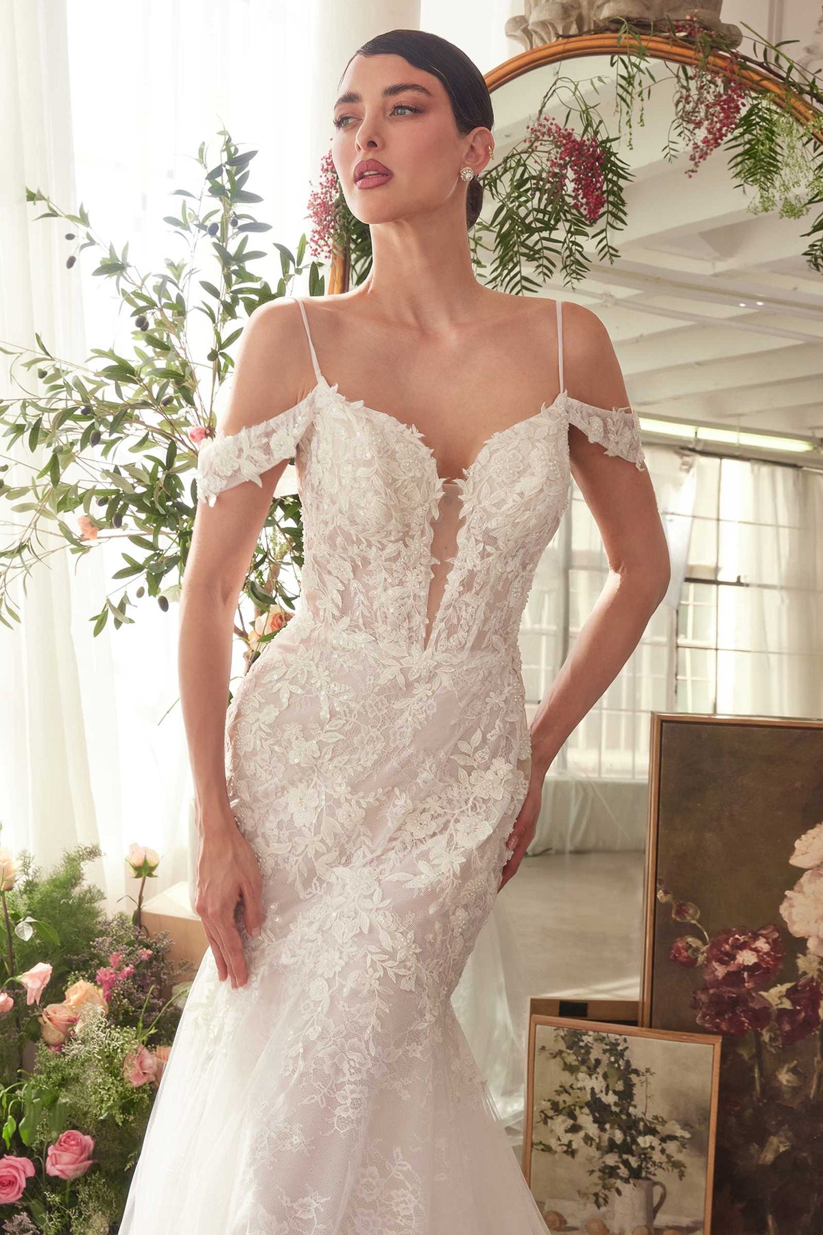 Andrea & Leo WL051 Dress Fitted Lace Wedding Mermaid Gown