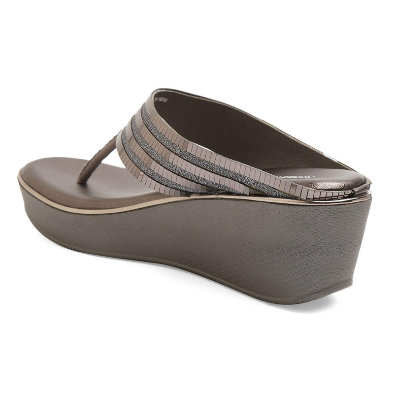 Shynara - Grey Thong Wedges