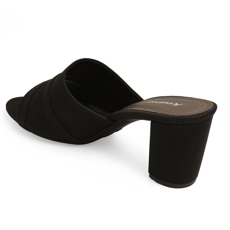 Aurelia- Black Block Heels