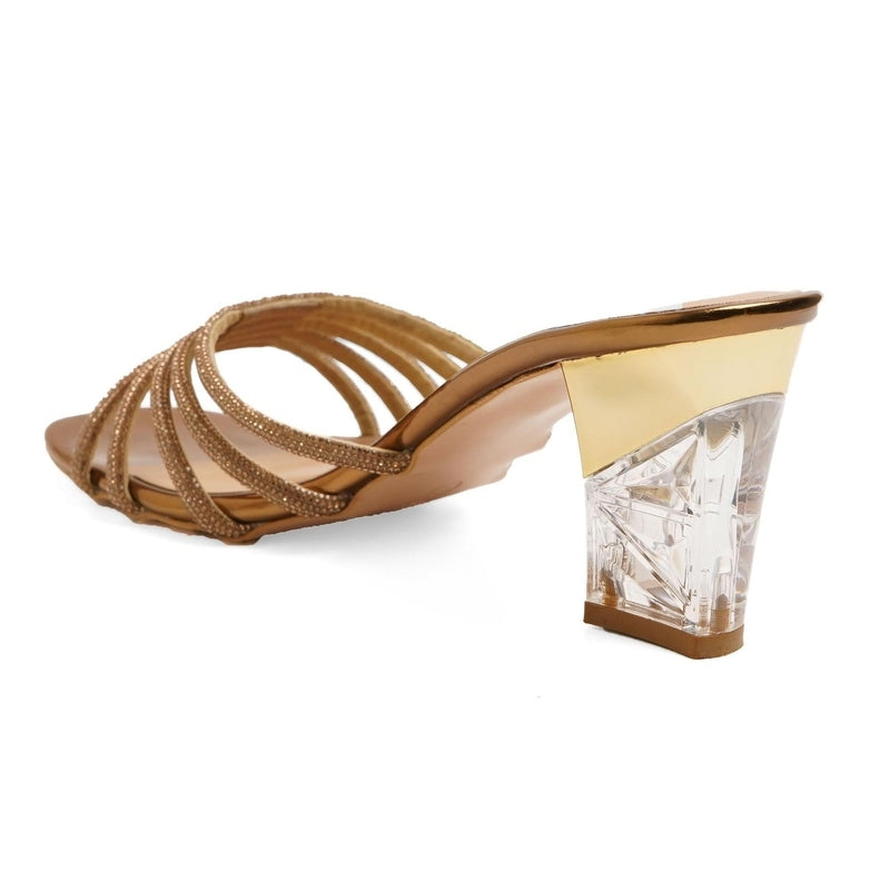 Solara - Bronz Block Heels