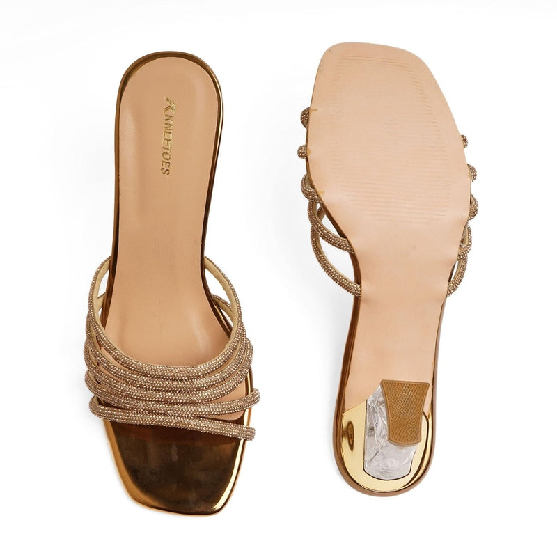 Solara - Bronz Block Heels