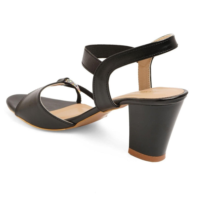 Jena - Black Block Heels