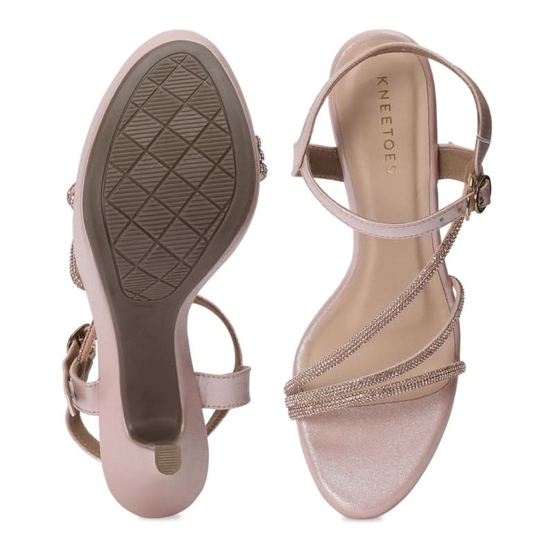 Vivien - Rose Gold Stilettos