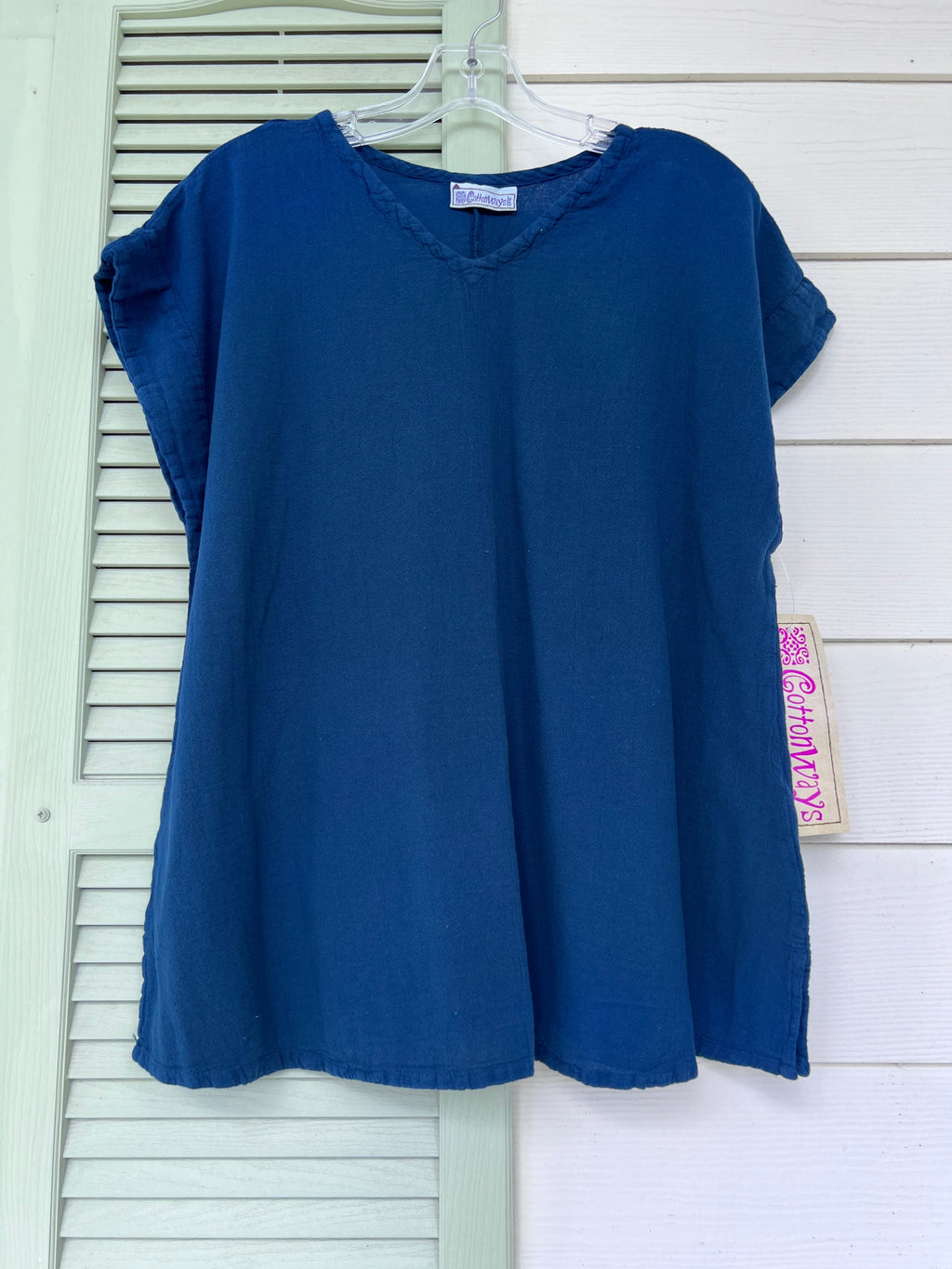 Carla 100% Cotton Gauze Top in OSFM Sale