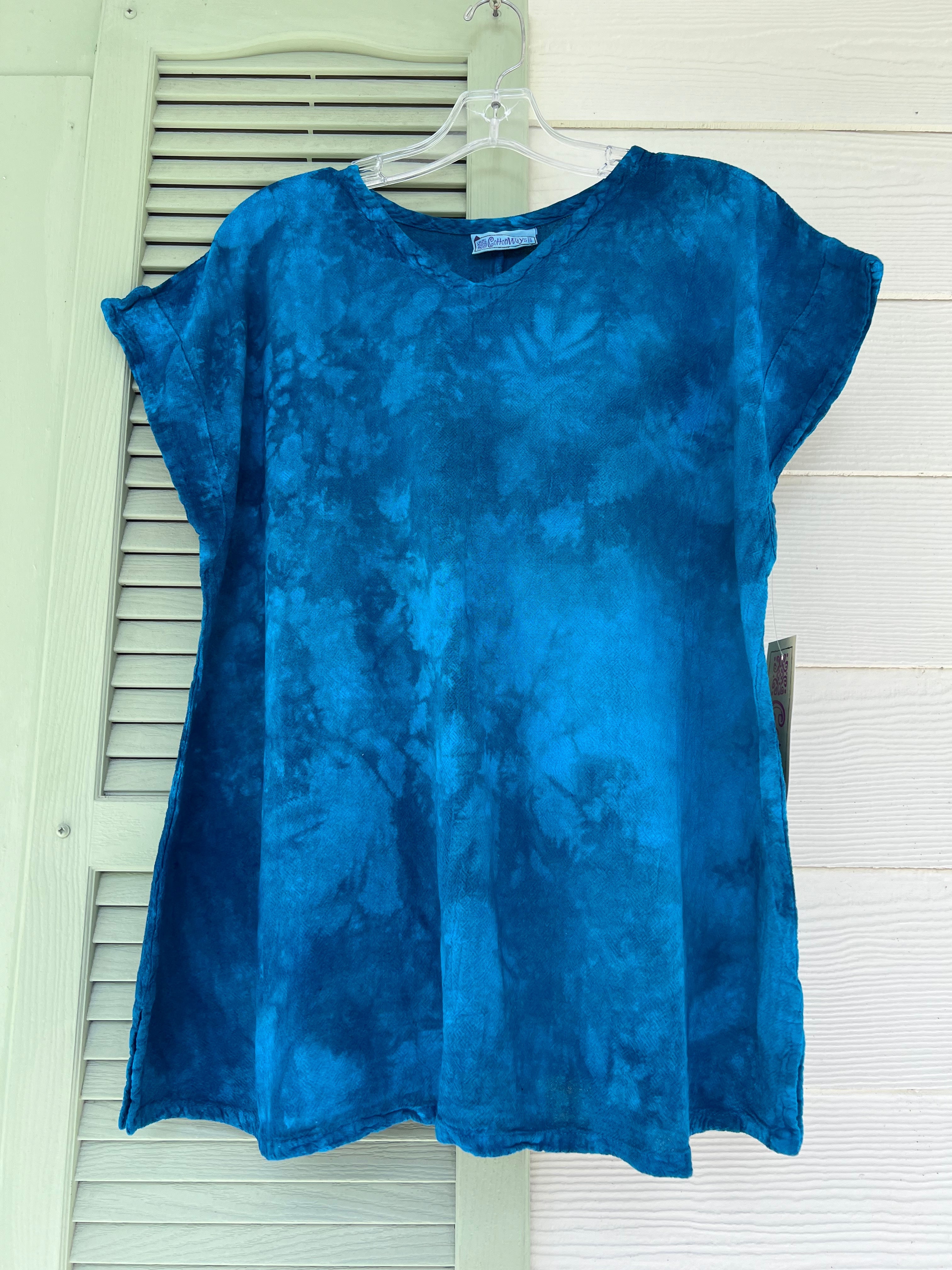 Carla 100% Cotton Gauze Top in OSFM Sale