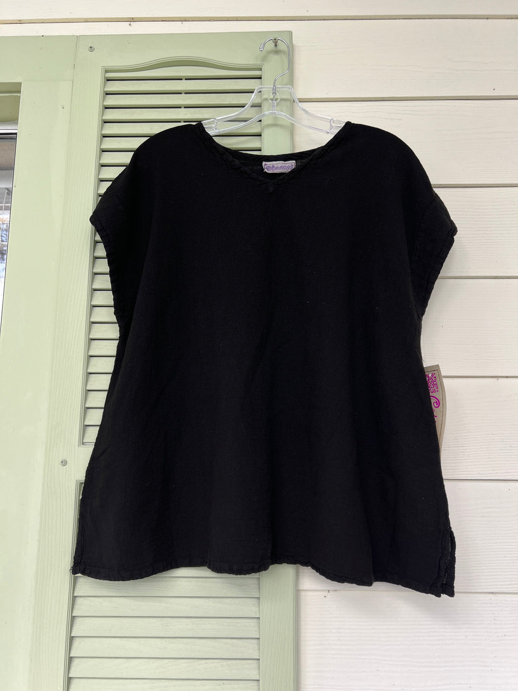 Carla 100% Cotton Gauze Top in OSFM Sale
