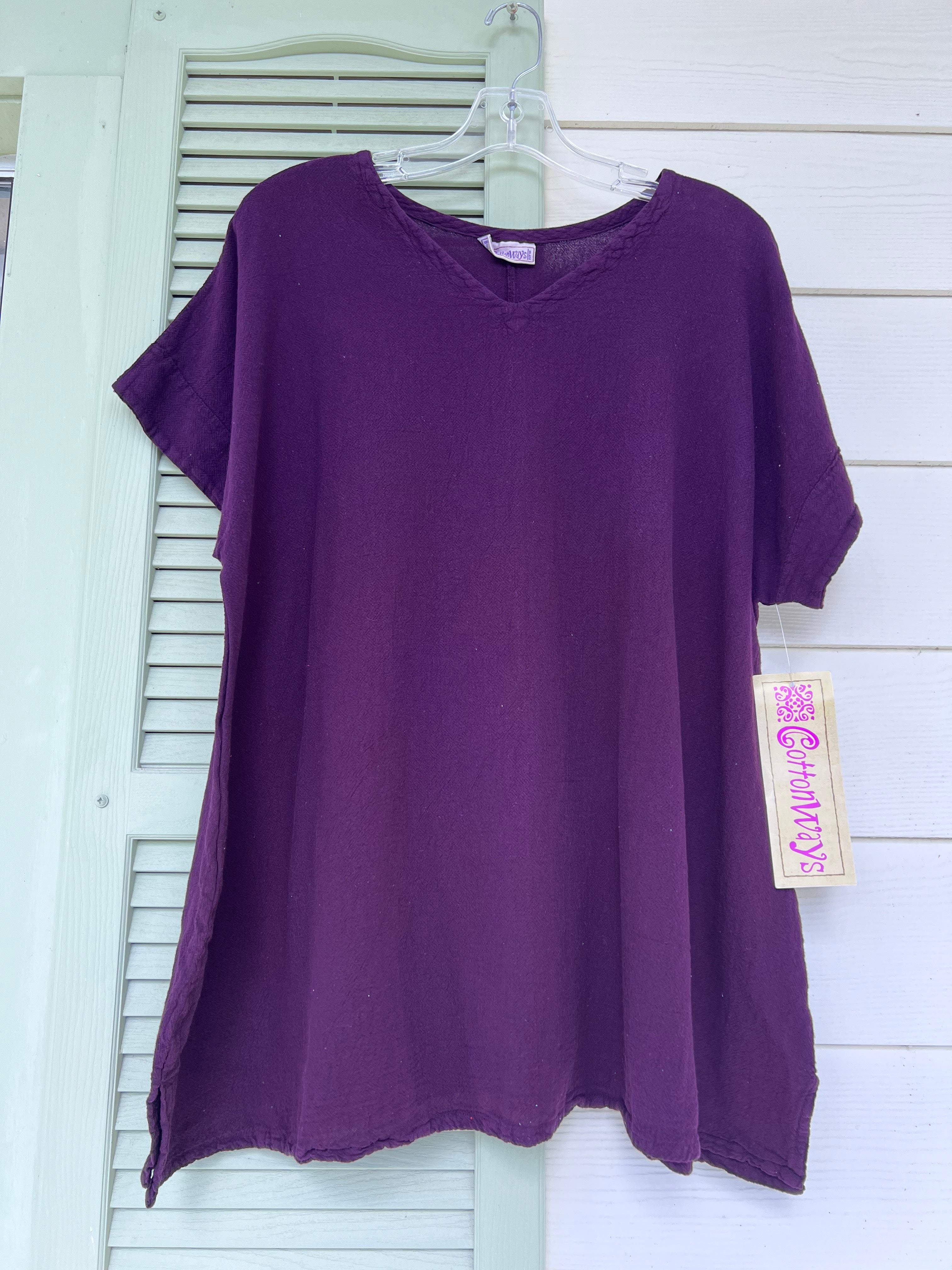 Carla 100% Cotton Gauze Top in OSFM Sale