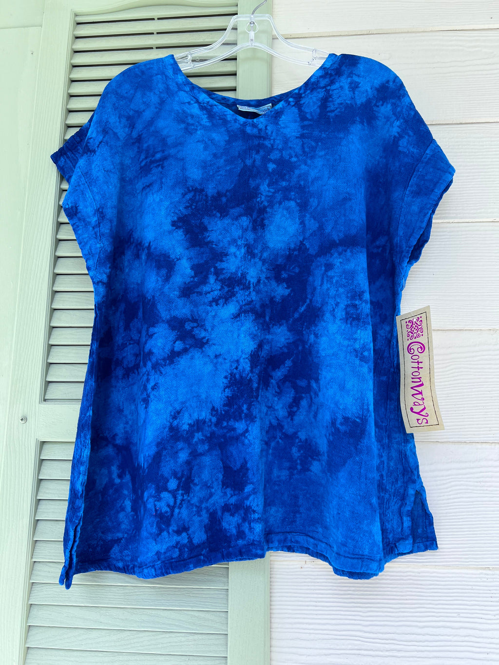 Carla 100% Cotton Gauze Top in OSFM Sale