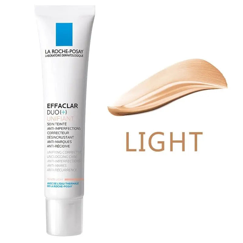 La Roche Posay Effaclar Duo (+) Unifiant Light 40Ml, crema hidratante unificadora y protectora con SPF 30.