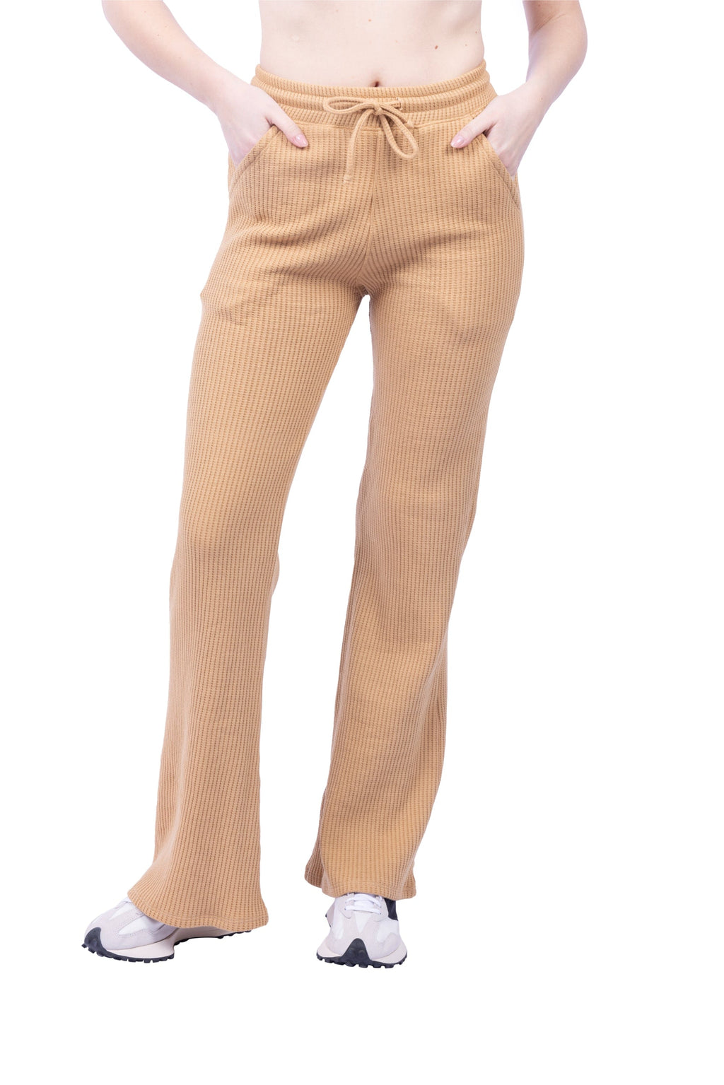 Jules Waffle Knit Organic Cotton Drawstring Pant