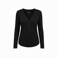 Monroe Organic Cotton Henley Long Sleeve