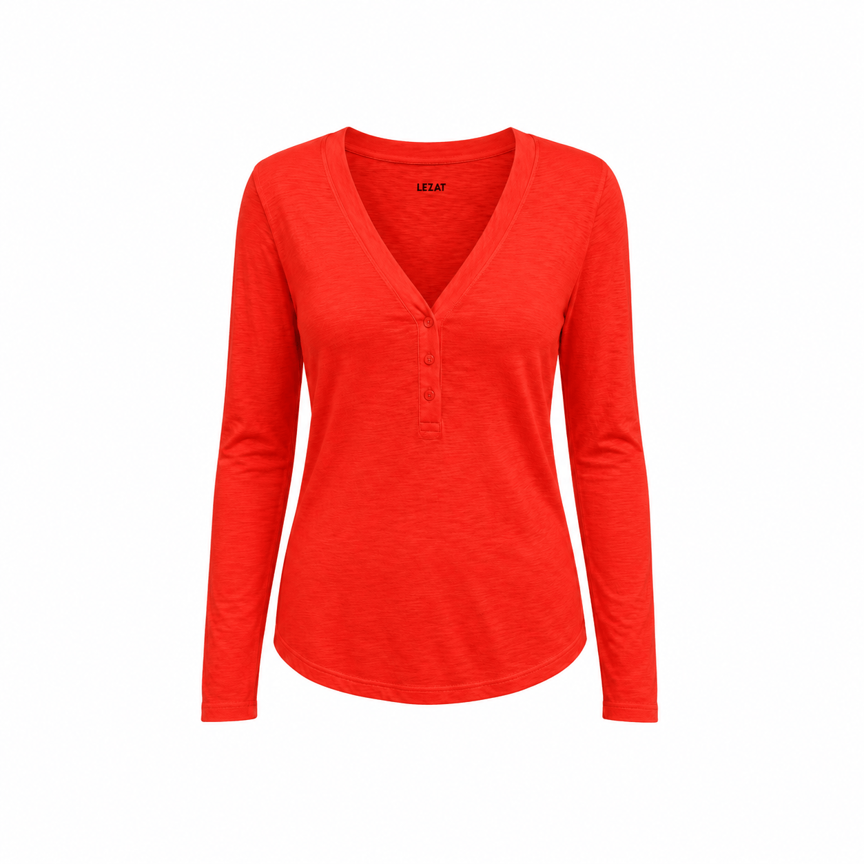 Monroe Organic Cotton Henley Long Sleeve