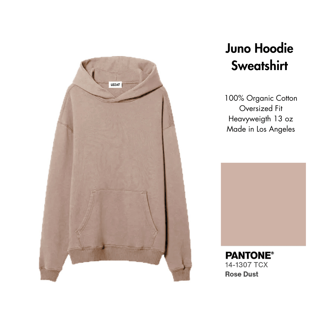Juno Organic Cotton Oversized Heavyweight Hoodie Sweatshirt