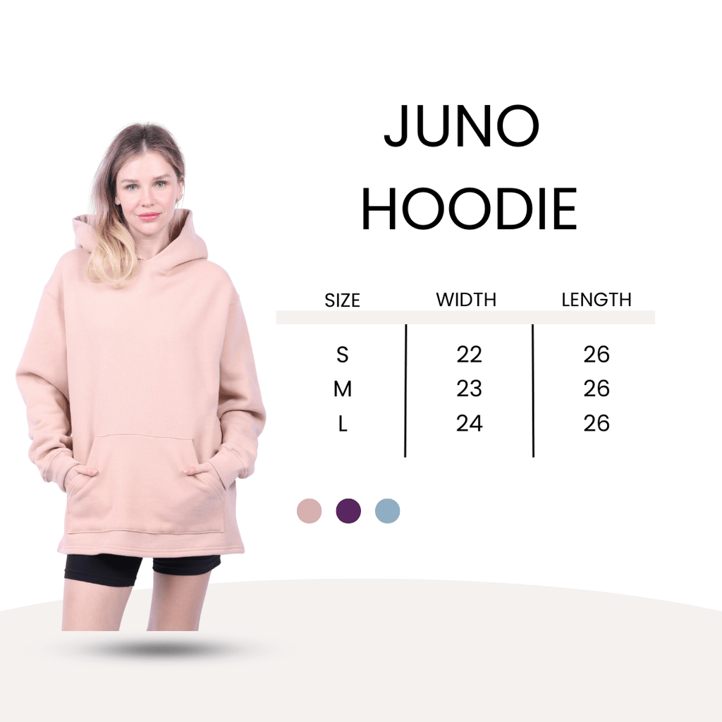 Juno Organic Cotton Oversized Heavyweight Hoodie Sweatshirt