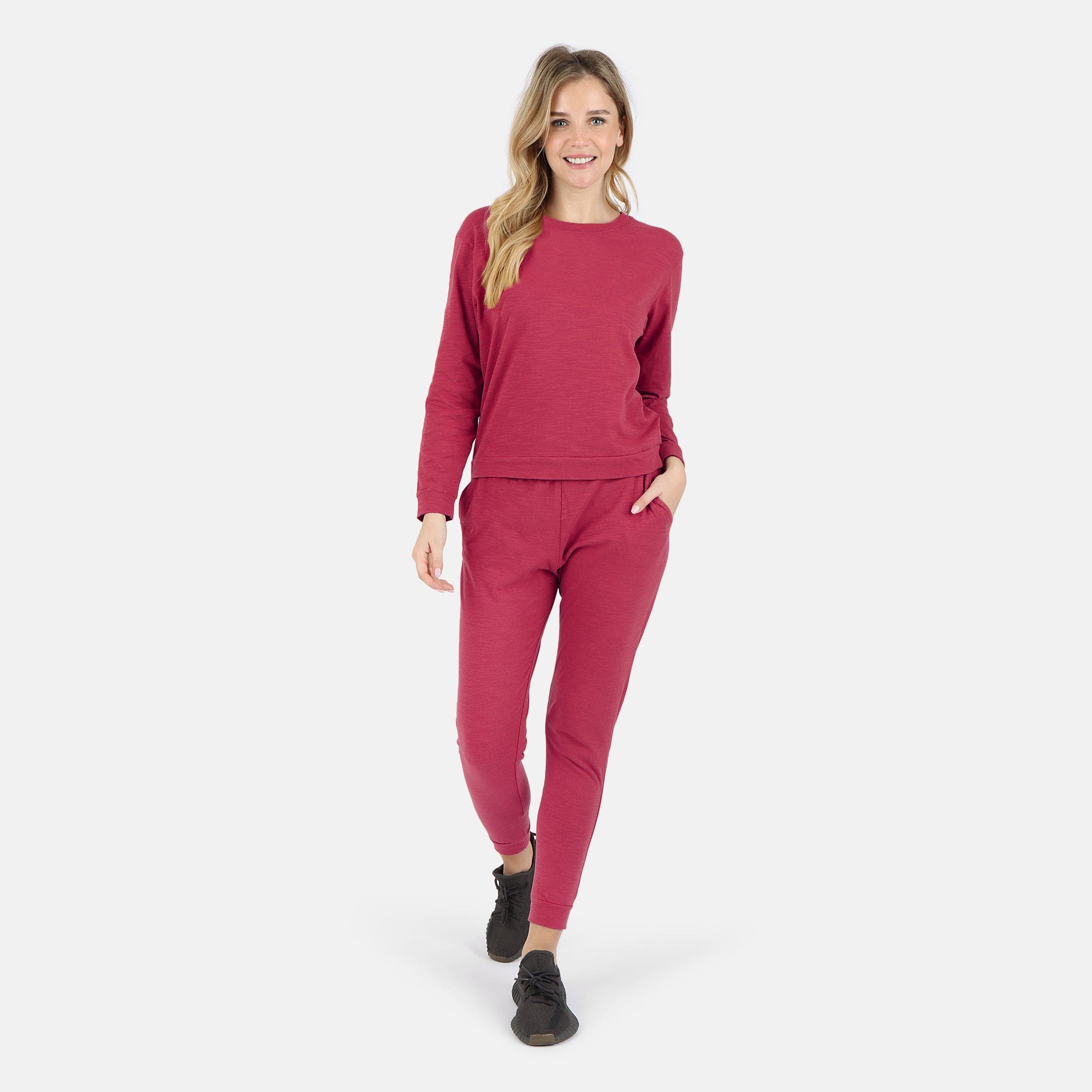 Tegan Organic Cotton Long Sleeve Pullover