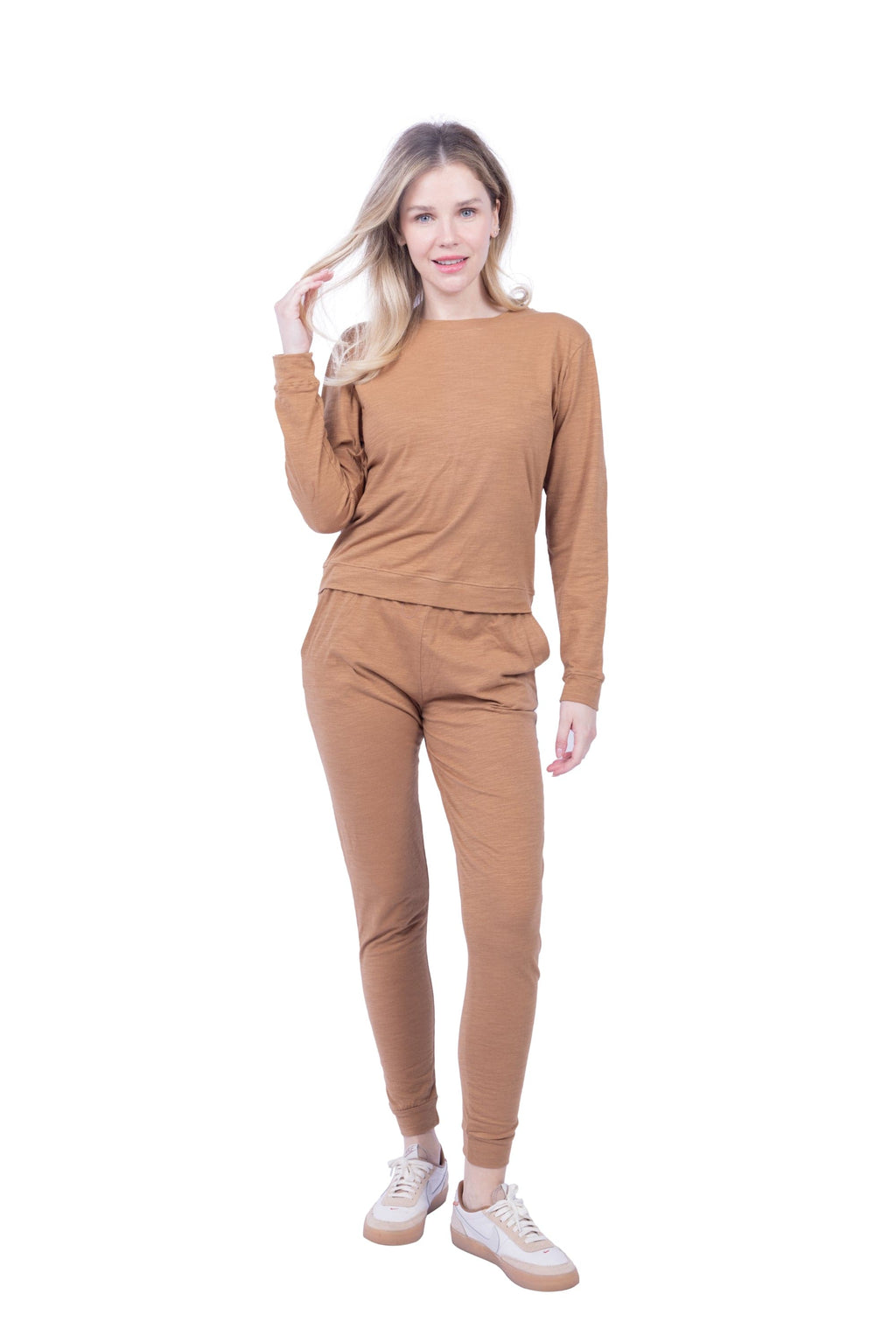 Tegan Organic Cotton Long Sleeve Pullover
