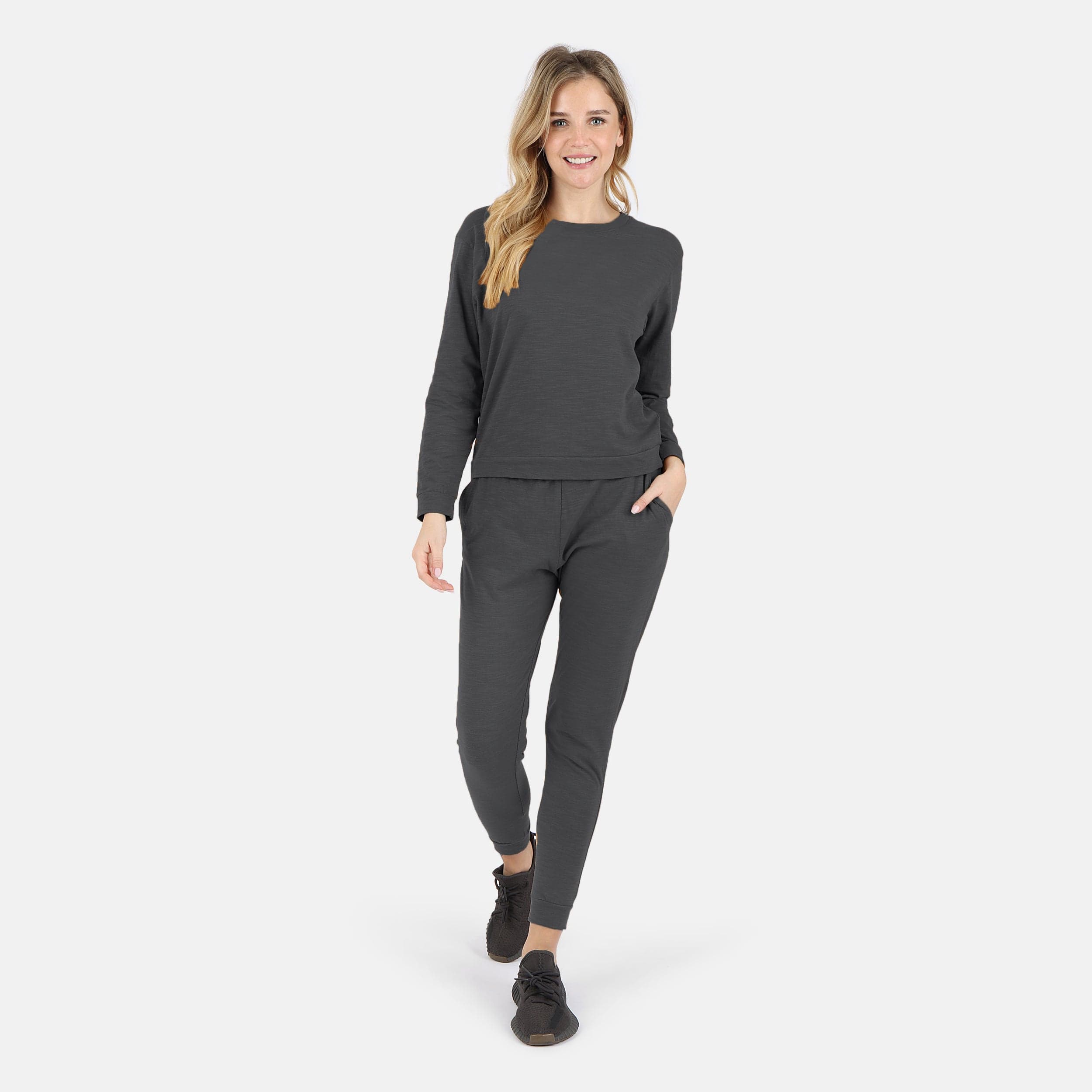 Tegan Organic Cotton Long Sleeve Pullover