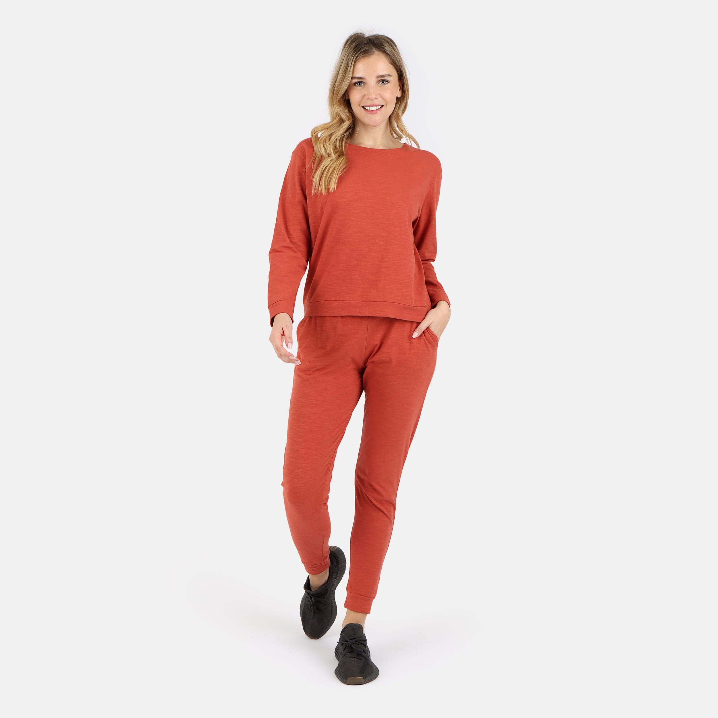 Tegan Organic Cotton Long Sleeve Pullover
