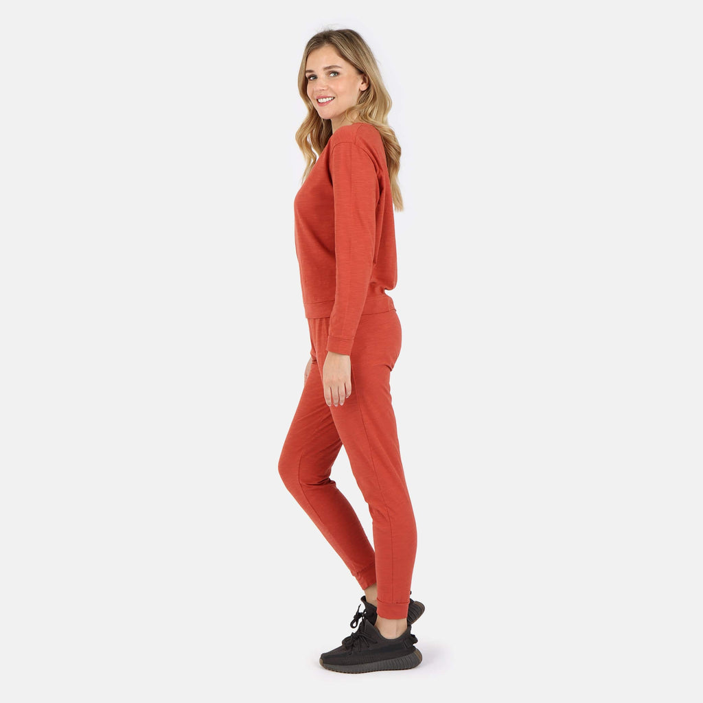 Tegan Organic Cotton Long Sleeve Pullover