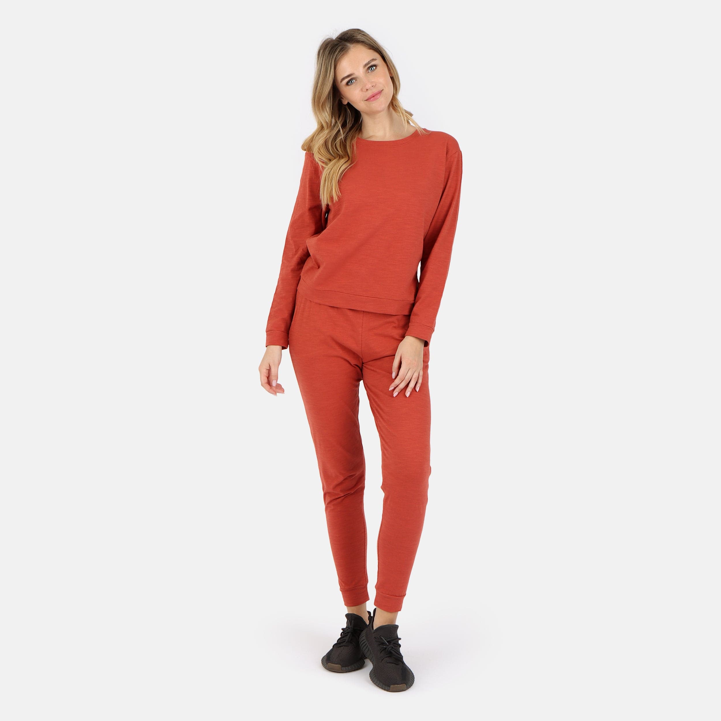 Tegan Organic Cotton Long Sleeve Pullover