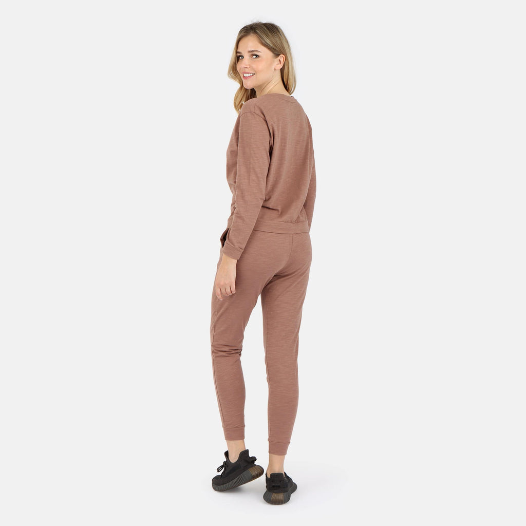 Tegan Organic Cotton Long Sleeve Pullover