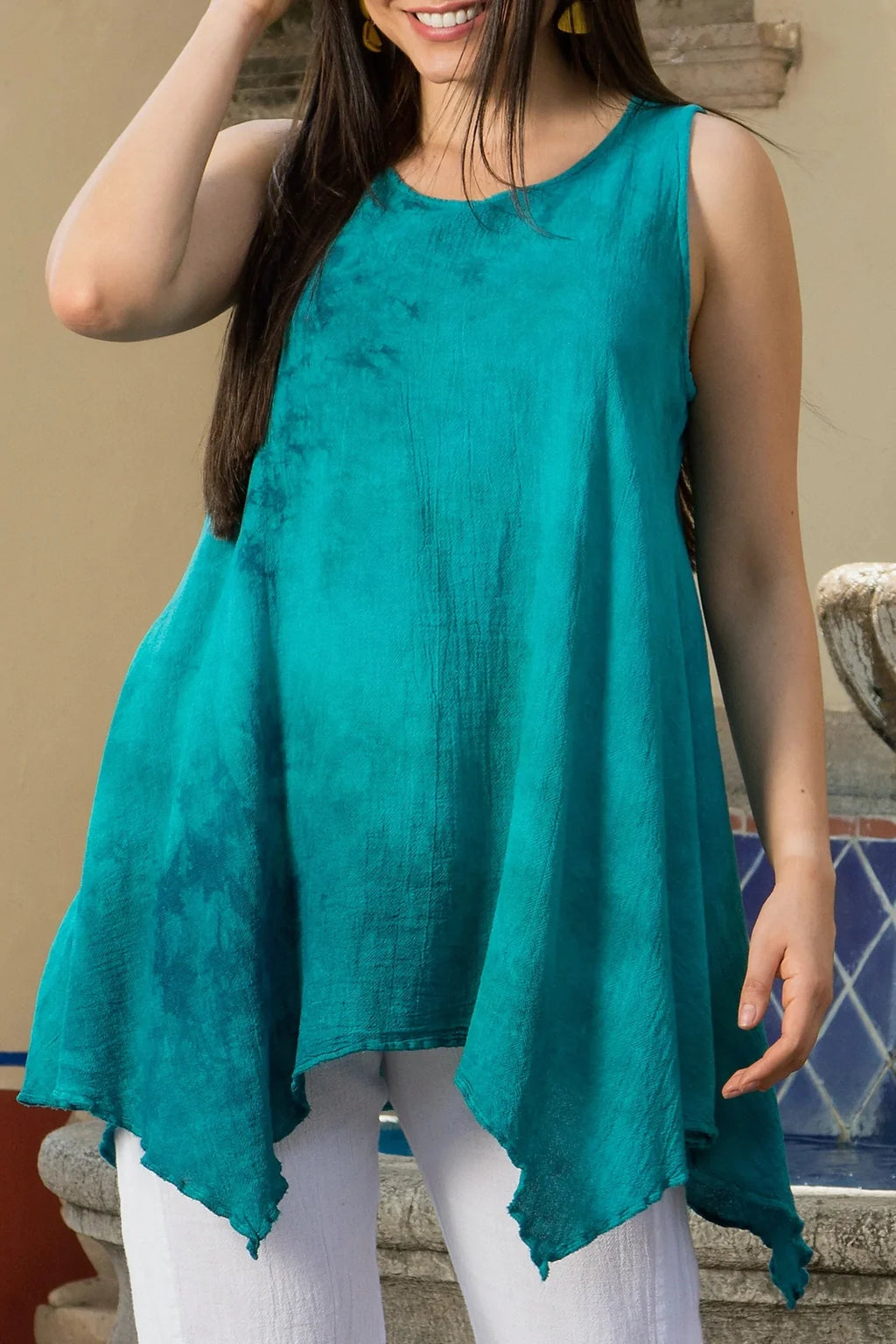 Women's Natalie Cotton Gauze Tank